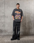 CHASE THE THRILL T-SHIRT - WASHED BLACK