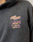 CHASE THE THRILL HOODIE - WASHED BLACK