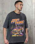 CHASE THE THRILL T-SHIRT - WASHED BLACK
