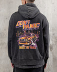 CHASE THE THRILL HOODIE - WASHED BLACK