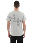 CROSSWORD TEE – ASH GREY - dontpanicclothing