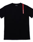 STRIPE LINE T-SHIRT – BLACK - dontpanicclothing