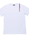 STRIPE LINE T-SHIRT – WHITE - dontpanicclothing