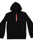DPC DISTRESSED RED STRIPE HOODIE - dontpanicclothing