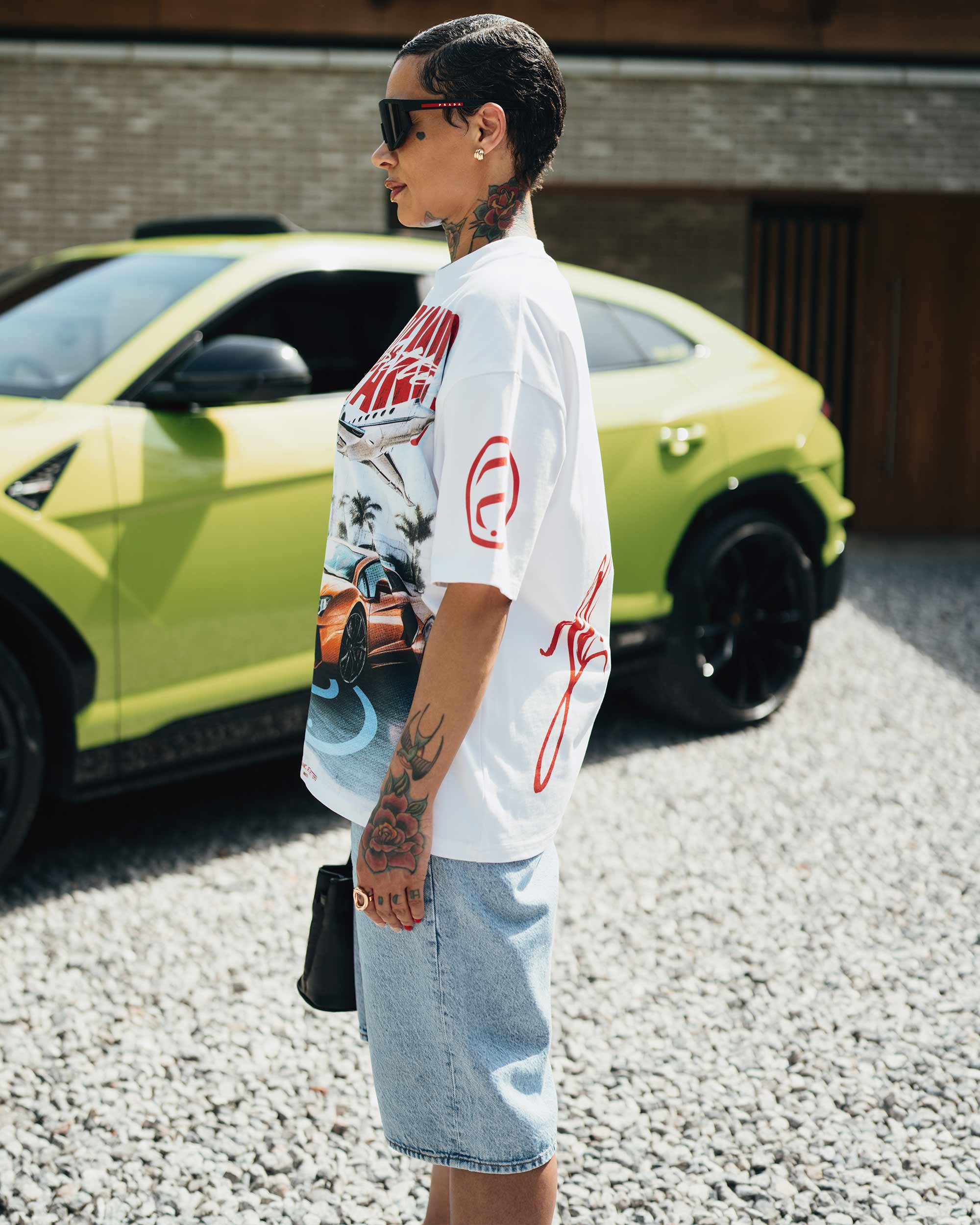 CARS &amp; FLIGHTS T-SHIRT - WHITE
