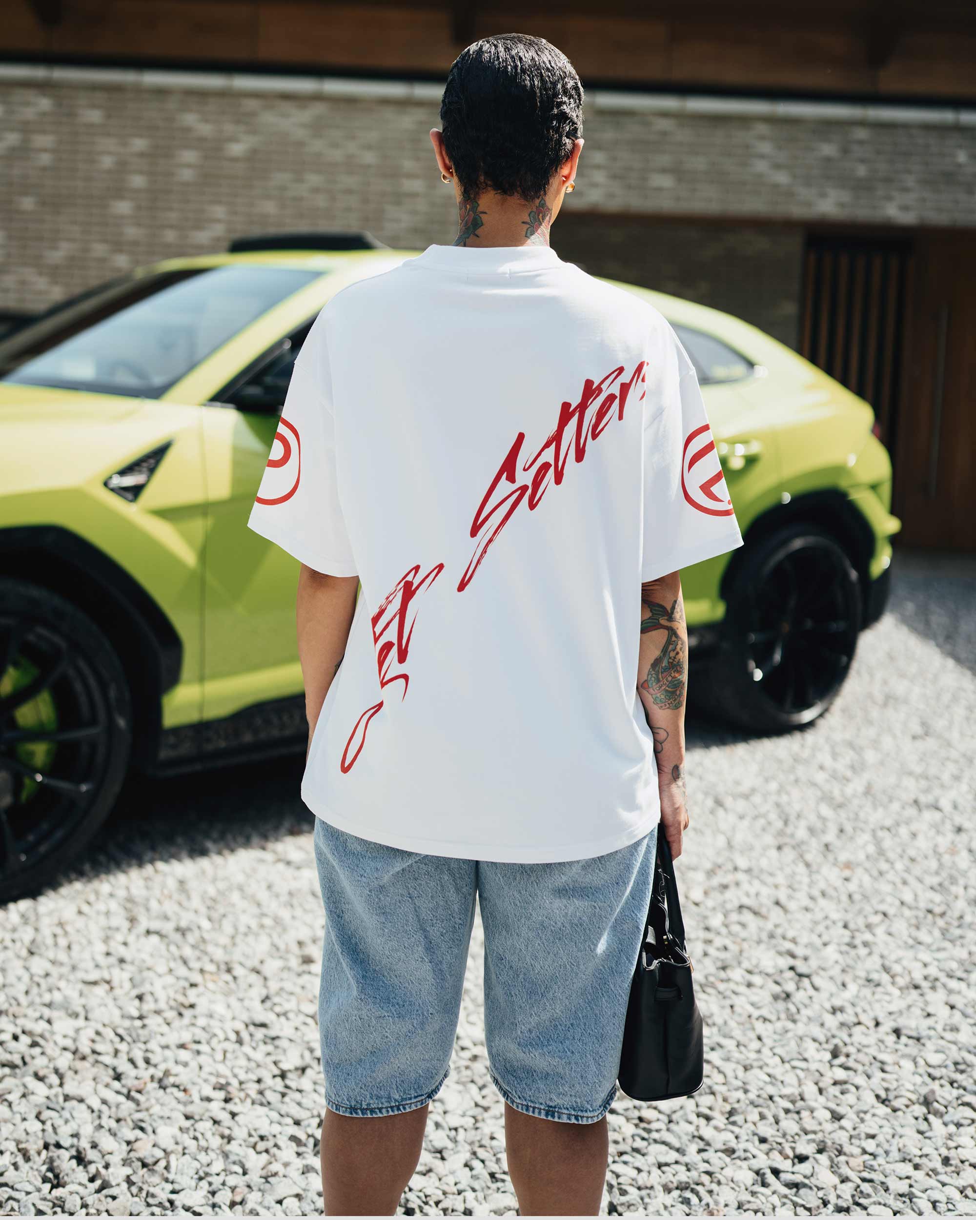 CARS &amp; FLIGHTS T-SHIRT - WHITE