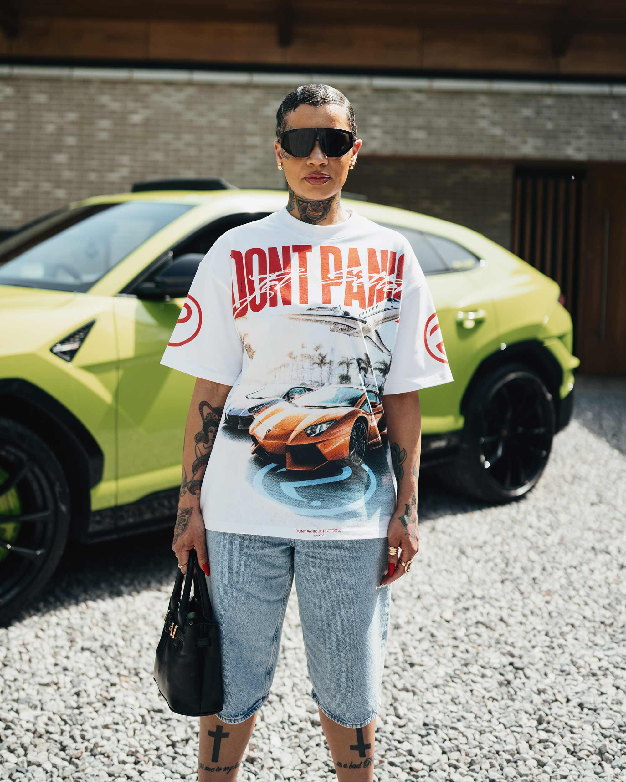CARS &amp; FLIGHTS T-SHIRT - WHITE