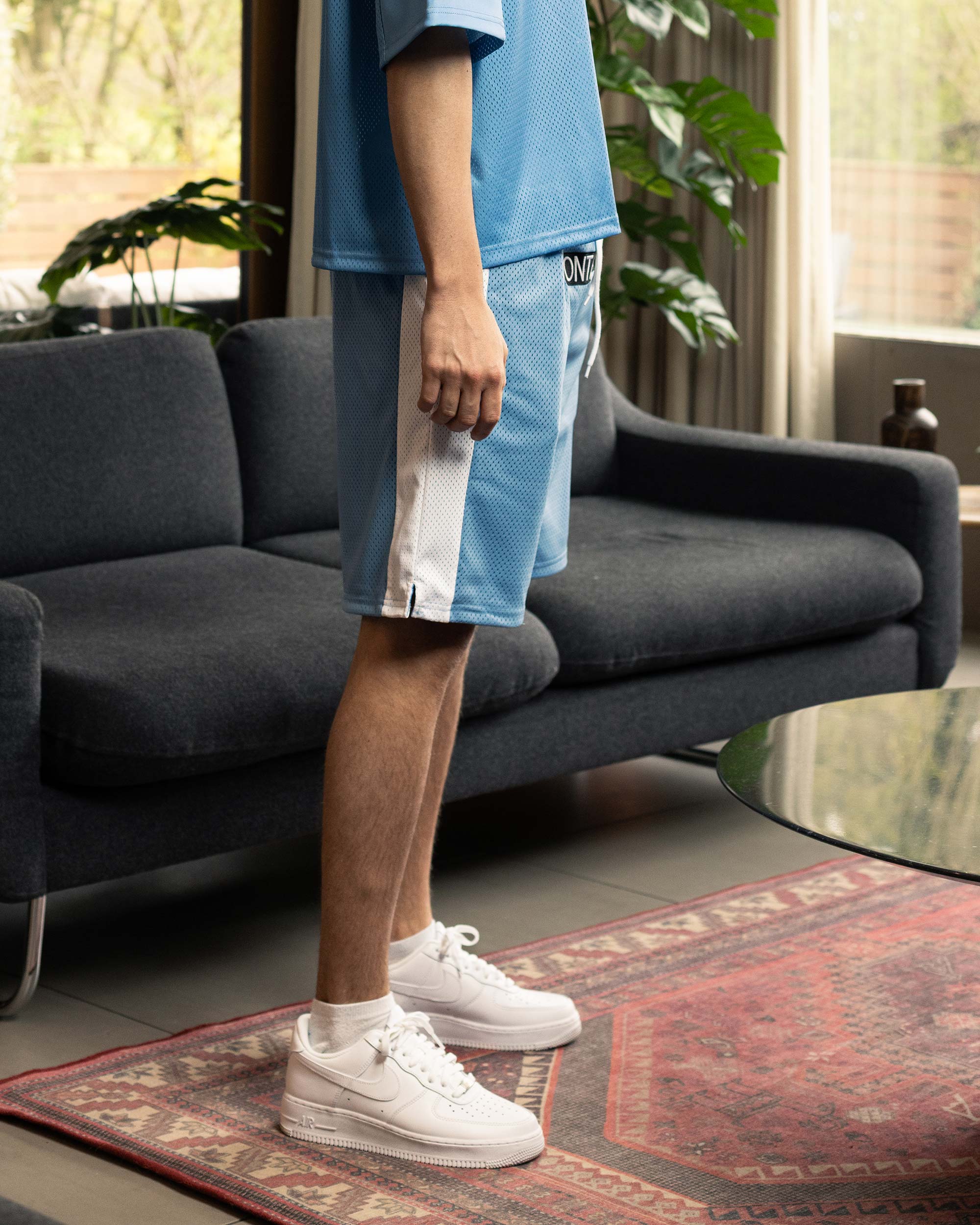   JET SETTERS SHORTS - BABY BLUE