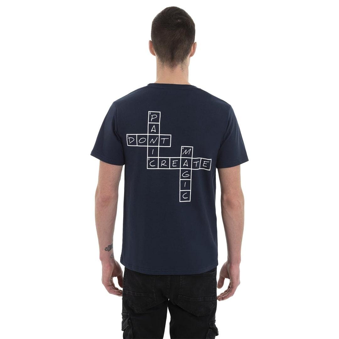 DPC CROSSWORD TEE - NAVY - dontpanicclothing