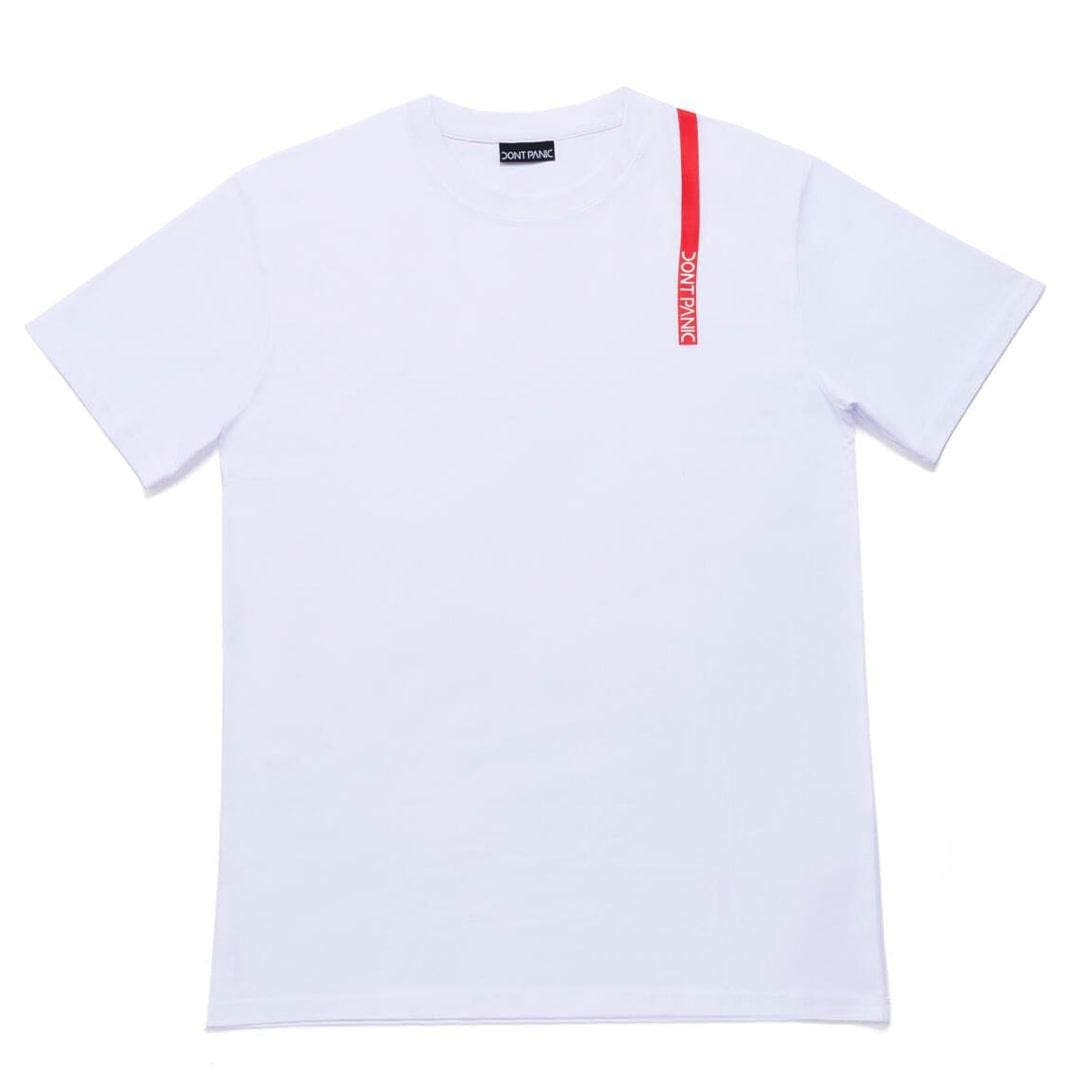 STRIPE LINE T-SHIRT – WHITE - dontpanicclothing